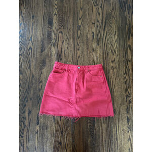 Women's Abercrombie & Fitch Red A-Line Skirt US 12
